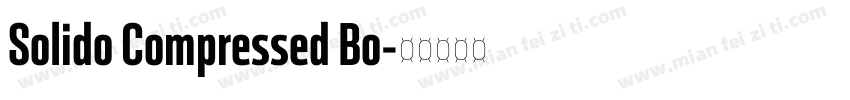 Solido Compressed Bo字体转换